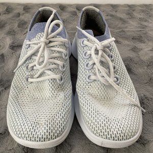 Allbirds TD Tree Dasher Blue Wool Knit Mesh Running Shoes Mens Size 13 EUC